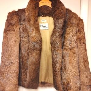 Faux fur coat